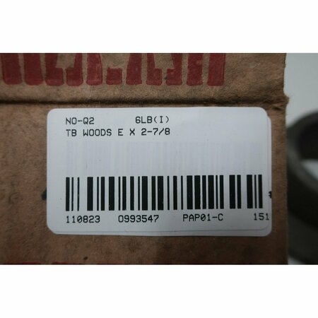 Tb Woods 2-7/8IN QD BUSHING E X 2-7/8